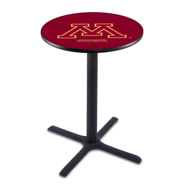 42" Blk Wrinkle Minnesota Pub Table